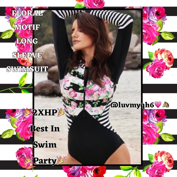 Boutique Other - FLORAL MOTIF SWIMSUIT🎉2XHP🎉
